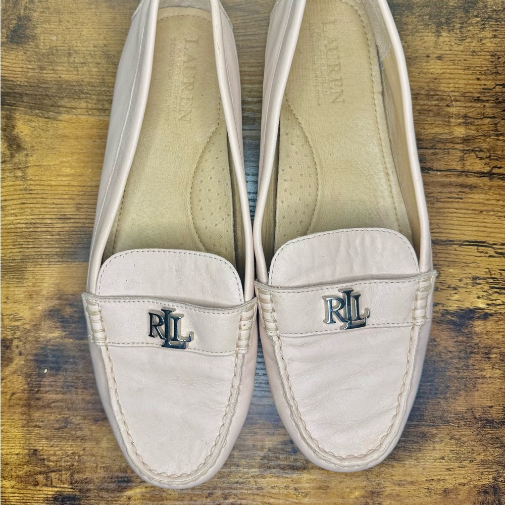 Lauren Ralph Lauren Barnsbury Leather Loafer Size 10 | Academia Balletcore Cozy